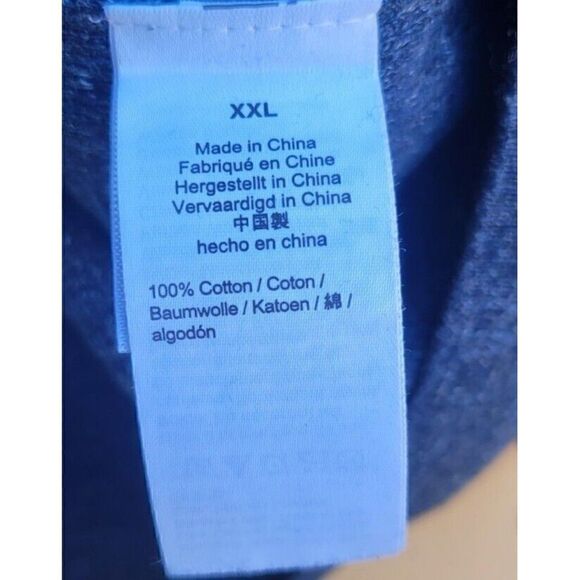 J. Crew Cotton Crewneck Sweater Navy Blue Size XXL - Picture 8 of 9